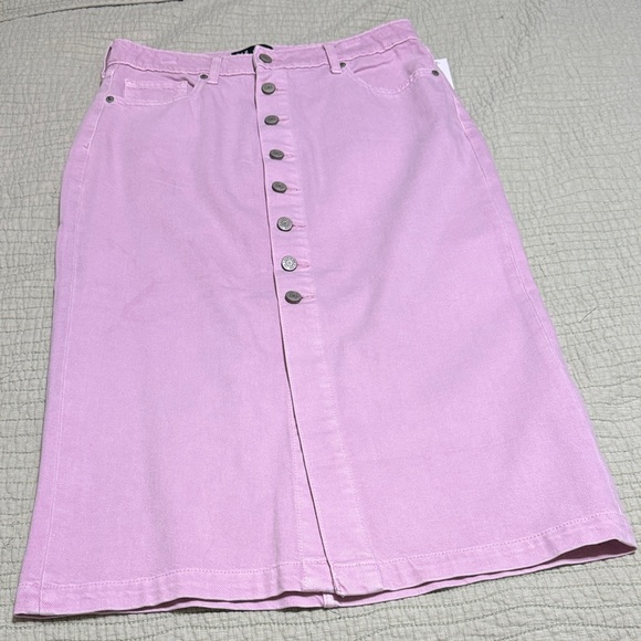GAP Dresses & Skirts - NWT GAP Light Pink Button-Front Pencil Skirt